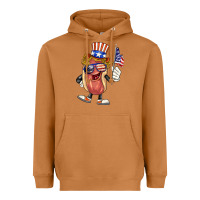 Meerkat 4th of july hot dog Heavyweight Hoodie - BarkalooDesign