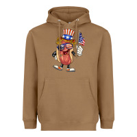 Toasted Coconut 4th of july hot dog Heavyweight Hoodie - BarkalooDesign