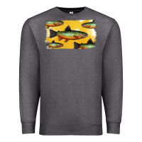 Charcoal Heather Colorado Greenback Cutthroat Trout Fish Premium Sweatshirt - Bettercallsaul