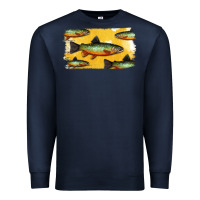 Navy Colorado Greenback Cutthroat Trout Fish Premium Sweatshirt - Bettercallsaul