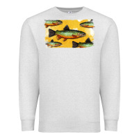 Oatmeal Heather Colorado Greenback Cutthroat Trout Fish Premium Sweatshirt - Bettercallsaul