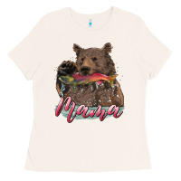Bone Mother's Day Mama Bear Hunting Fish Ladies Tee - RanaPortraitStore