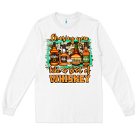 White Chasing You Like a Shot of Whiskey Long Sleeve Tee - Jasminsmagicworld