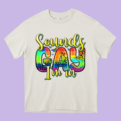 Sounds Gay I M In Heavy Core Tee Designed By Zillion Design Studio