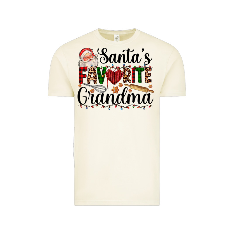 Santa's Favorite Grandma Vintage Tee by AdoDesignShop | Teevron