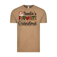 Vintage Coffee santa's favorite grandma Vintage Tee - AdoDesignShop