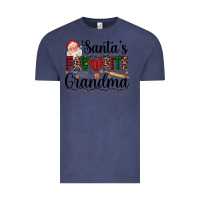 Vintage Denim santa's favorite grandma Vintage Tee - AdoDesignShop