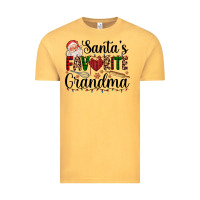 Vintage Mustard santa's favorite grandma Vintage Tee - AdoDesignShop