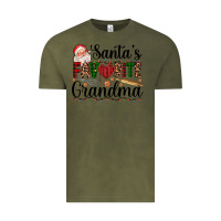 Vintage Olive santa's favorite grandma Vintage Tee - AdoDesignShop