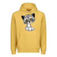 Antique Gold raccoon Premium Hoodie - texasbilliewilder