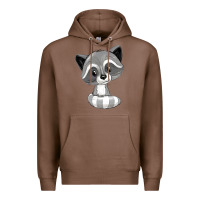 Chestnut raccoon Premium Hoodie - texasbilliewilder