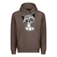 Coffee raccoon Premium Hoodie - texasbilliewilder