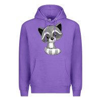 Purple raccoon Premium Hoodie - texasbilliewilder