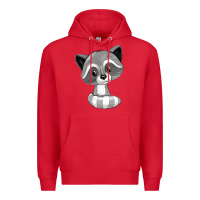 Red raccoon Premium Hoodie - texasbilliewilder