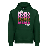 Forest Green Mama Mama Mama Mama Mother's Day Urban Hoodie - CowGirlArtShop