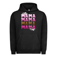Pigment Black Mama Mama Mama Mama Mother's Day Urban Hoodie - CowGirlArtShop