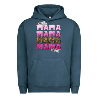 Pigment Midnight Navy Mama Mama Mama Mama Mother's Day Urban Hoodie - CowGirlArtShop