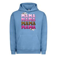 Pigment Pebble Blue Mama Mama Mama Mama Mother's Day Urban Hoodie - CowGirlArtShop