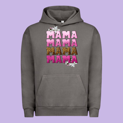 Mama Mama Mama Mama Mother's Day Urban Hoodie Designed By Cowgirlartshop