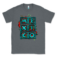 Charcoal Heather mexico with roses Classic Tee - Jasminsmagicworld
