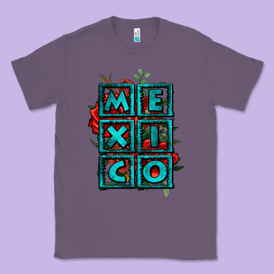 Mexico With Roses Classic Tee Designed By Jasminsmagicworld