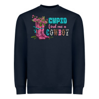 Navy velantines day cupid find me a cowboy Heavyweight Sweatshirt - AdoDesignShop