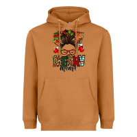 Meerkat Christmas merry mama messy bun Heavyweight Hoodie - Jasminsmagicworld