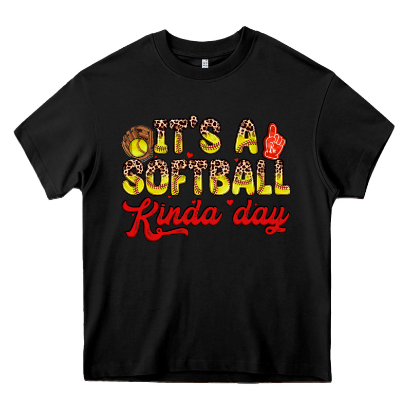 It S A Softball Kinda Day Heavy Core Tee by Zillion Design Studio | Teevron