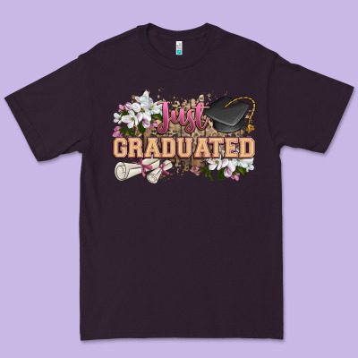 Just Graduated Premium Tee Designed By Zillion Design Studio