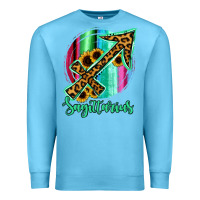 Ocean Blue Sagittarrius Sign of Zodiac Premium Sweatshirt - Bettercallsaul