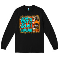 Black Whiskey Bent and Hell Bound Long Sleeve Tee - Jasminsmagicworld