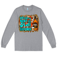 Heather Grey Whiskey Bent and Hell Bound Long Sleeve Tee - Jasminsmagicworld