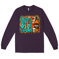 Plum Whiskey Bent and Hell Bound Long Sleeve Tee - Jasminsmagicworld