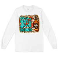 White Whiskey Bent and Hell Bound Long Sleeve Tee - Jasminsmagicworld