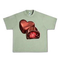 Oil Green heart chocolate Urban Heavy Tee - AdoDesignShop