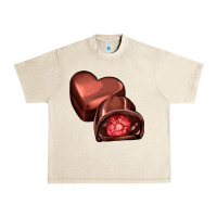 Sandshell heart chocolate Urban Heavy Tee - AdoDesignShop