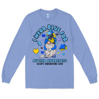 Colony Blue i wear blue for autism awareness Long Sleeve Tee - JahusDesignShop