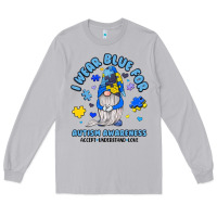 Moon Dust i wear blue for autism awareness Long Sleeve Tee - JahusDesignShop