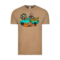 Vintage Coffee cactus pumpkin truck fall Vintage Tee - JahusDesignShop