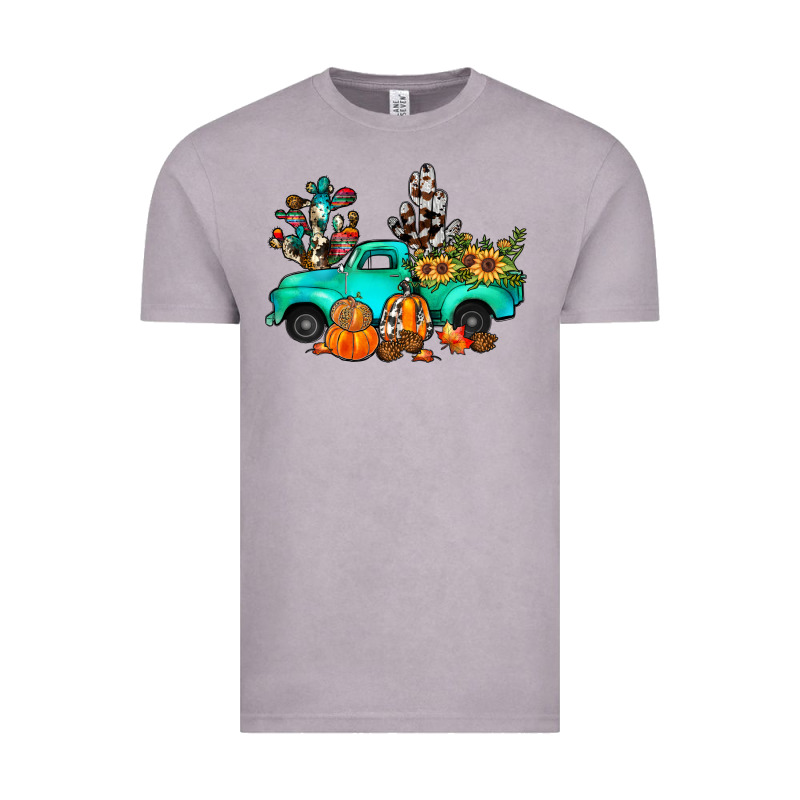 Cactus Pumpkin Truck Fall Vintage Tee by JahusDesignShop | Teevron