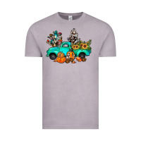 Vintage Zinc cactus pumpkin truck fall Vintage Tee - JahusDesignShop