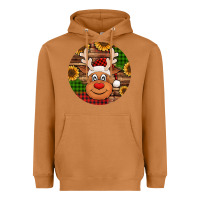 Meerkat cute reindeer head Christmas Heavyweight Hoodie - Jasminsmagicworld