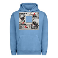 Pigment Pebble Blue senior 2024 customizable Urban Hoodie - CowGirlArtShop