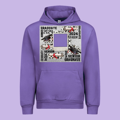 Senior 2024 Customizable Urban Hoodie Designed By Cowgirlartshop