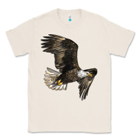 Natural White Headed Eagle Classic Tee - LillyAllenDesigns