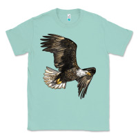 Seafoam White Headed Eagle Classic Tee - LillyAllenDesigns