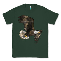 Sports Green White Headed Eagle Classic Tee - LillyAllenDesigns