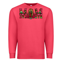 Cardinal Mom with Floral Aztec and Leopard Background Premium Sweatshirt - Bettercallsaul