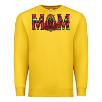 Lemon Mom with Floral Aztec and Leopard Background Premium Sweatshirt - Bettercallsaul