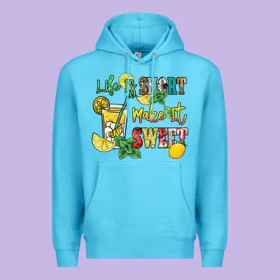 Life Is  Make It Sweet Premium Hoodie Designed By Nancycooperartshop